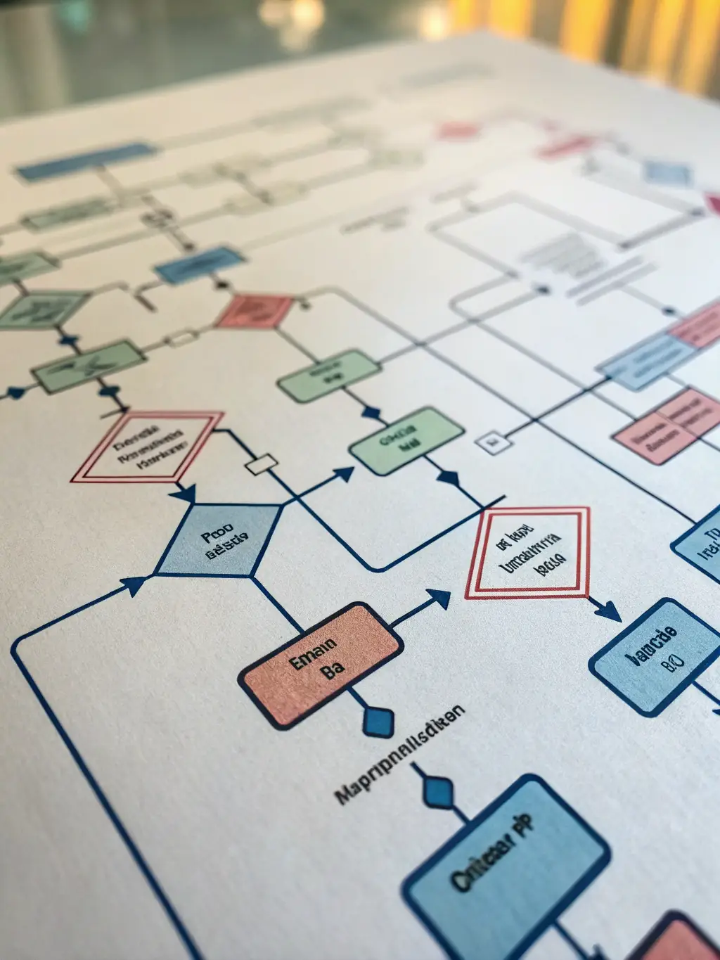 An illustration of interconnected nodes representing data structures and algorithms, symbolizing problem-solving in programming.